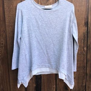 2 for $15 | Pebble & Stone | drape front gray top